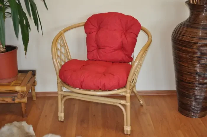 Bahama ratanové křeslo, medovo-vínový melír