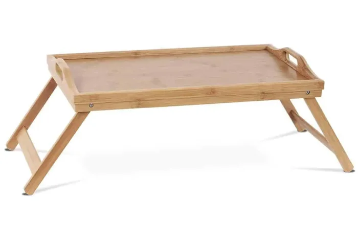 Bambusový podnos s nožičkami
