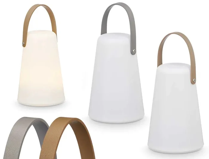 Barevná LED stolní lampa s přenosnou rukojetí