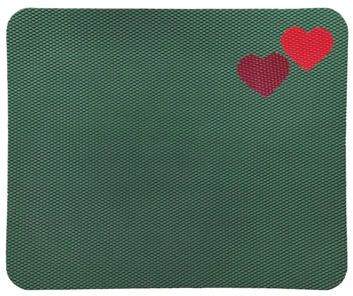 Barevná pěnová nástěnka Vylenka s motivem srdíčka a mráčku, 63 Khaki