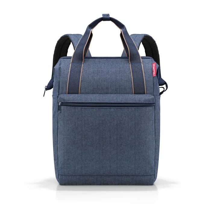Batoh Reisenthel Allrounder R large 23 l – tmavě modrá (Herringbone)