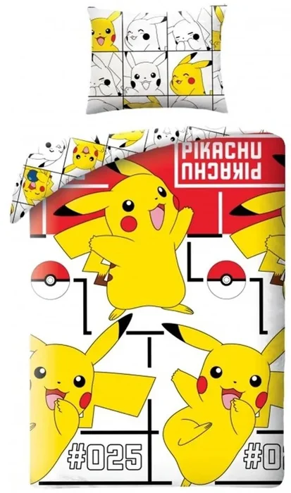 Bavlněné ložní povlečení Pokémon Pikachu 70x90 a 140x200 cm