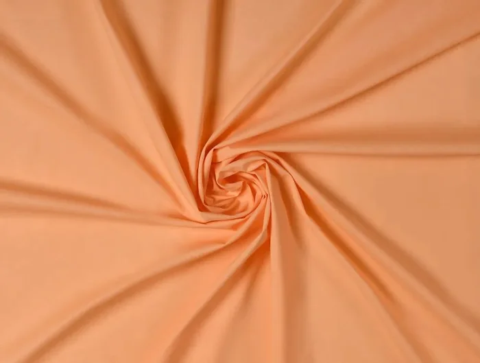 Bavlněné napínací prostěradlo meruňkové 90x200 cm