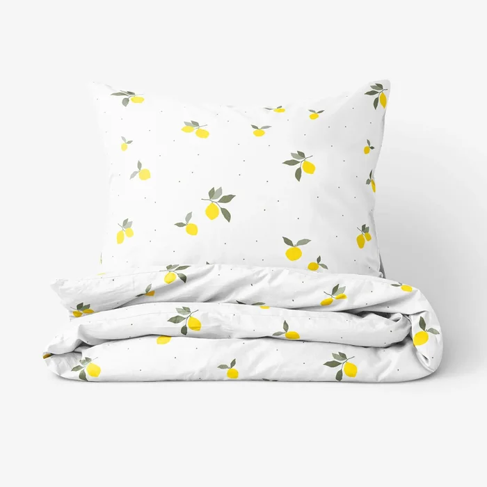 Bavlněné povlečení Citrony 140x220/70x90 cm