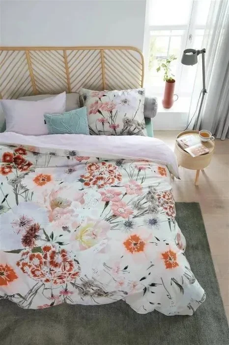 Bavlněné povlečení Floret Multi 140x200 + 70x90