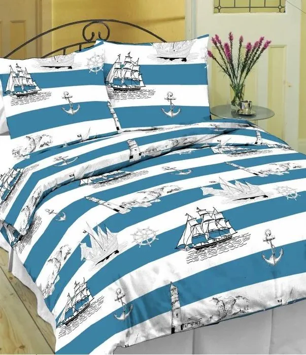 Bavlněné povlečení Námořník TiaHome 2dílné set