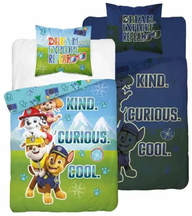 Bavlněné svítící povlečení PAW PATROL Explorer