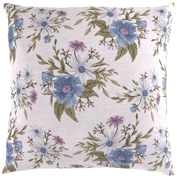 Bavlněný povlak na polštář ELISA modrá 50x50 cm