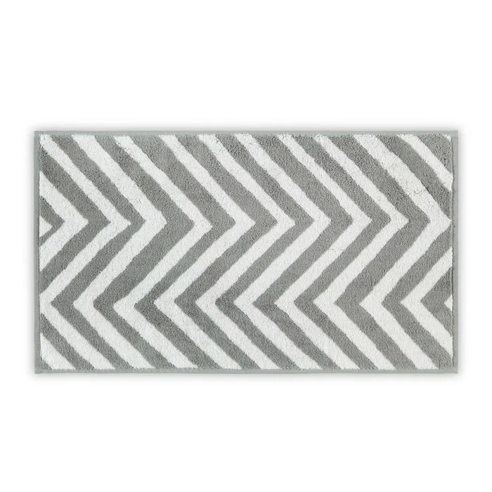 Bavlněný ručník Chevron 33x33 cm šedo-bílý