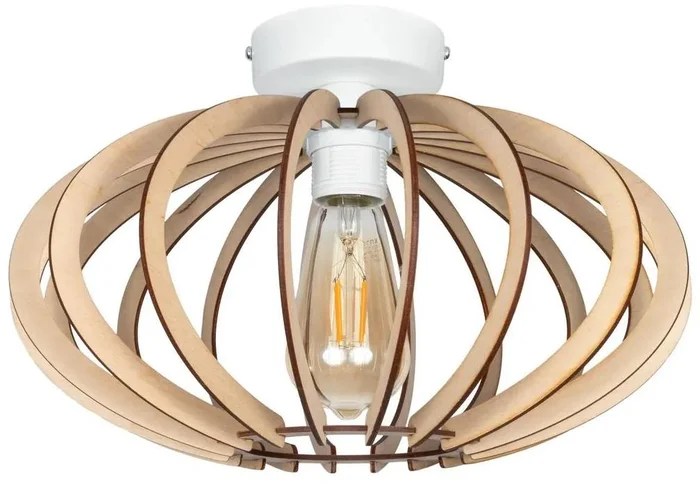 Belis EARTH Přisazený lustr 1xE27, 60W, bílá/béžová