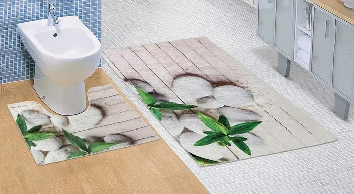 Bellatex Sada koupelnových a WC předložek Jadran 3D