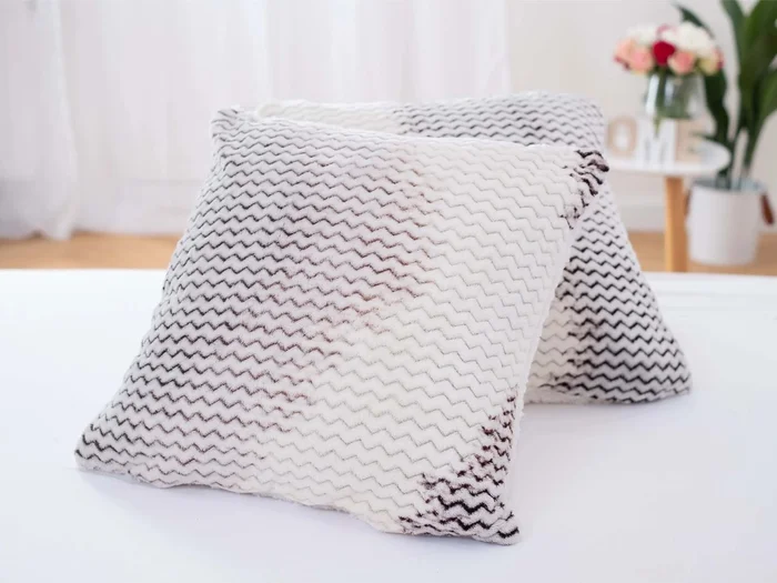 Beránkový povlak na polštář 45×45 cm mikroplyš Yuliya (2 ks)