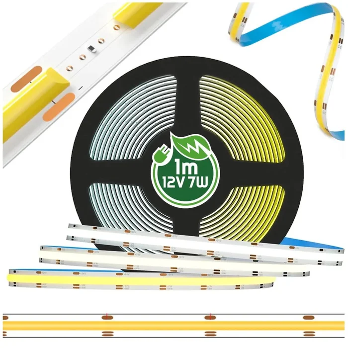 BERGE COB LED pásik 7W 12V teplá bílá 1m IP20
