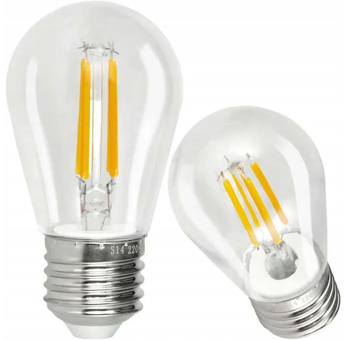 BERGE LED filament žárovka E27 3W teplé bílé světlo 2700K