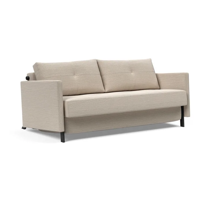 Béžová rozkládací pohovka Innovation Cubed 160 cm