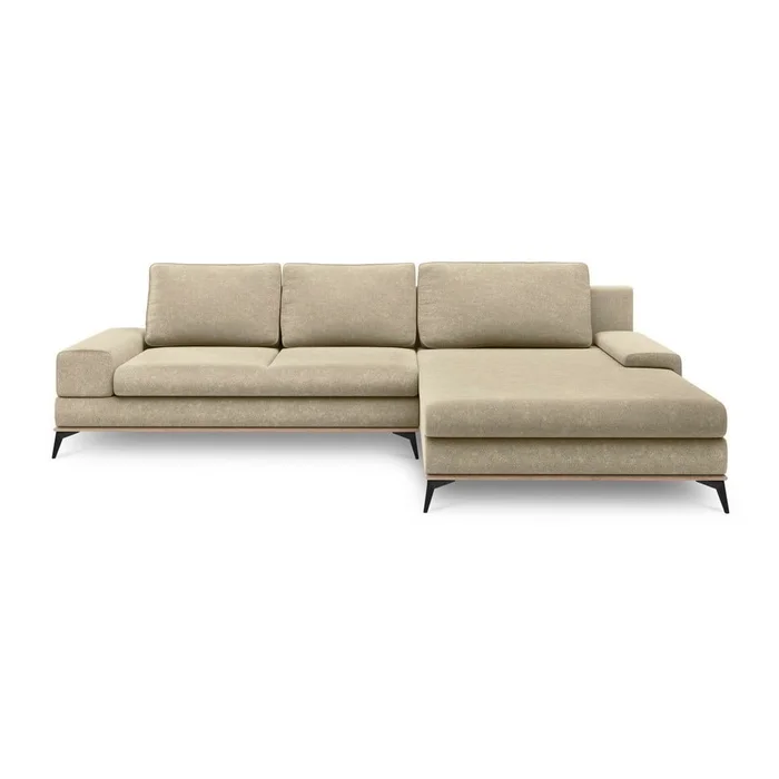 Béžová rozkládací rohová pohovka Windsor & Co Sofas Planet pravá