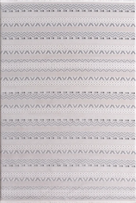Béžový akrylový vzorovaný koberec 160 × 230 cm