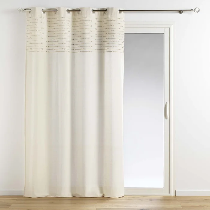 Béžový bavlněný závěs 140x240 cm Golden Sunset