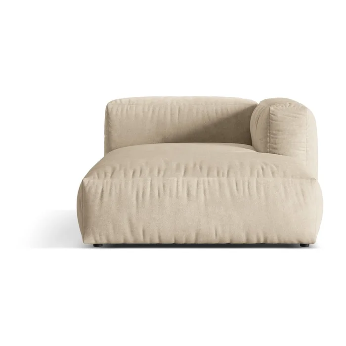 Béžový sametový roh modul Martina Micadoni