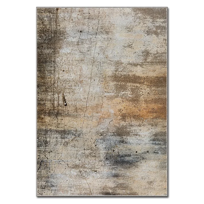 Béžový syntetický koberec s nízkým vlasem 160 × 230 cm