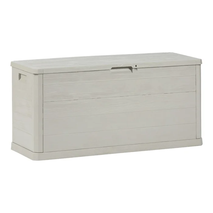 Béžový zahradní úložný box Woodys