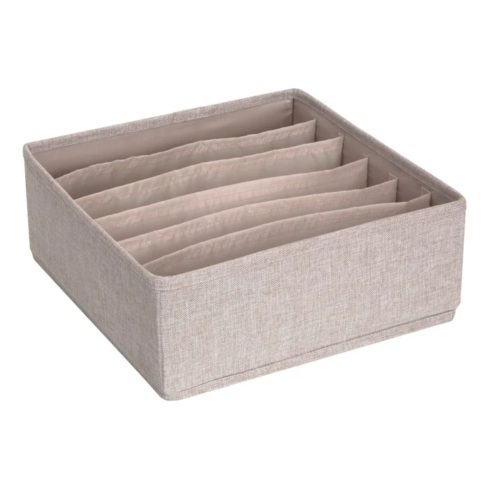 Béžový zásuvkový organizér s přihrádkami Bigso Box of Sweden