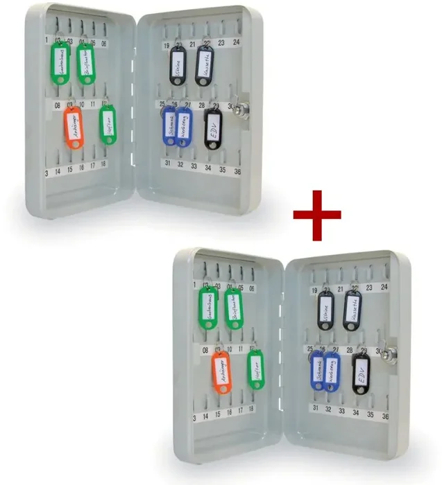 Bezpečná klíčová skříňka s mechanickým zámkem a 48 místy