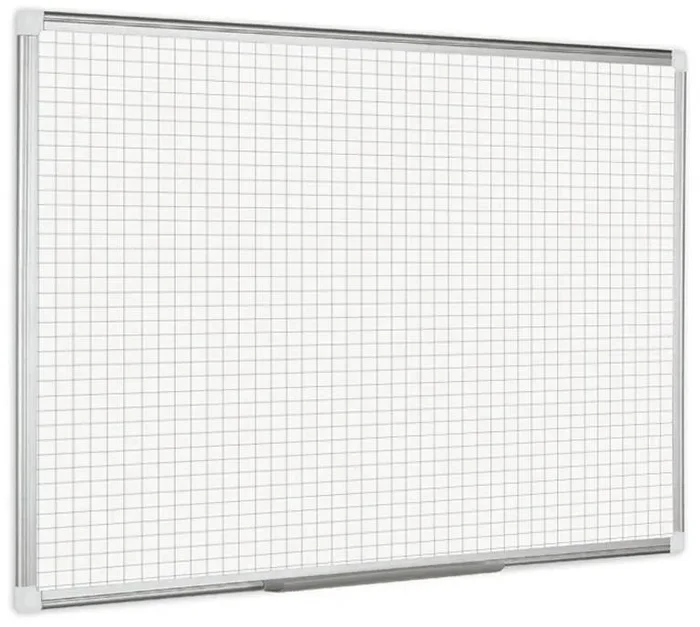 Bi-Office Bílá Nemagnetická Popisovací Tabule s Rastru 1800x1200 mm