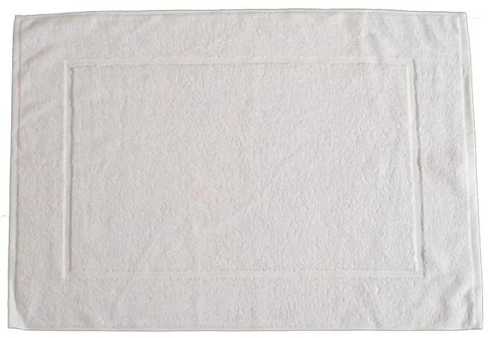 Bílá hotelová froté předložka 50x70 cm 750 g/m²