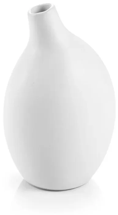 Bílá keramická cukřenka FANCY HOME Stones