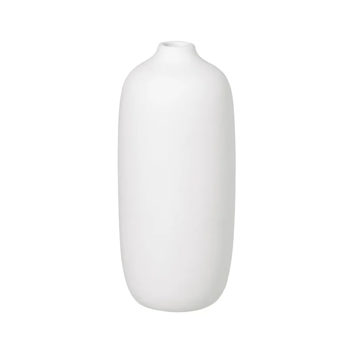 Bílá keramická váza Ceola 18 cm