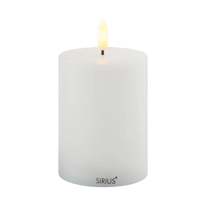 Bílá LED dekorace Sirius s ovládáním na dálku