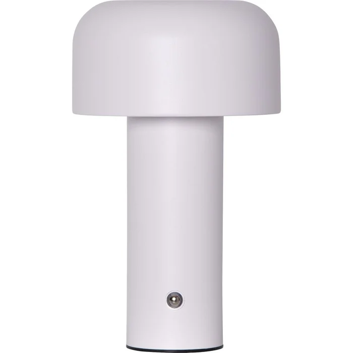 Bílá LED stolní lampička Bobby