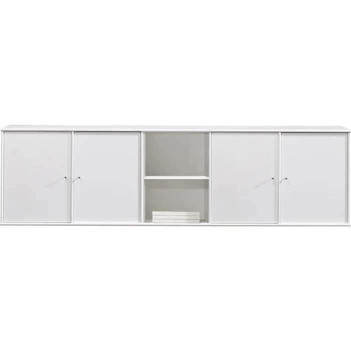 Bílá nízká komoda Mistral 220x61 cm