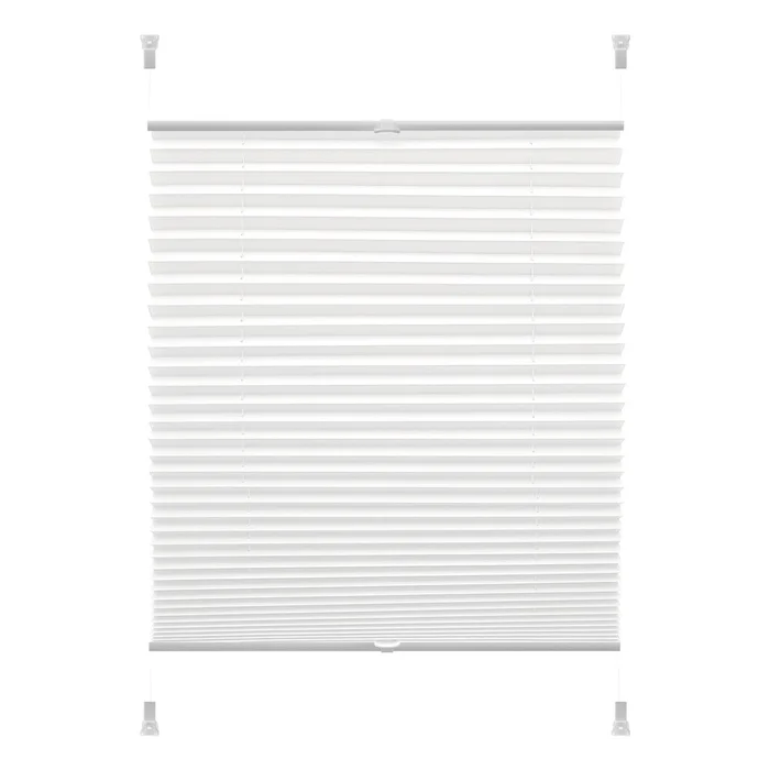 Bílá plisé roleta Verona 72,5x150 cm – Gardinia