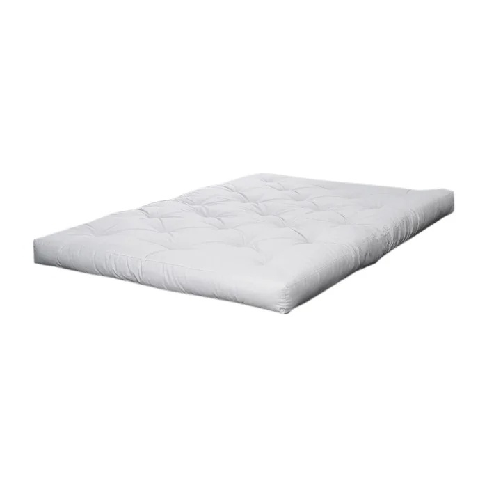 Bílá středně tvrdá futonová matrace 90x200 cm Comfort Natural