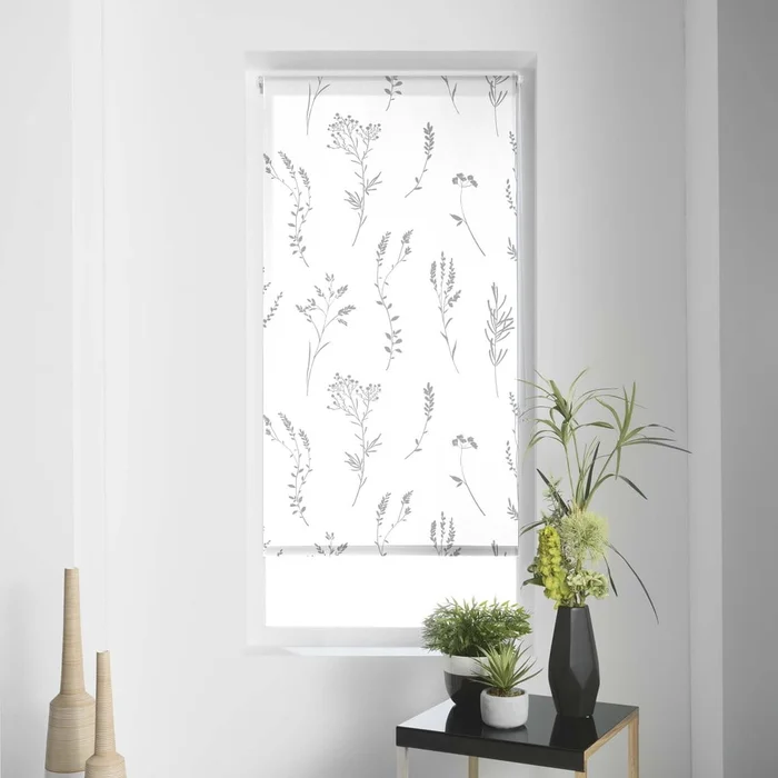 Bílá textilní roleta 90x180 cm Forelista
