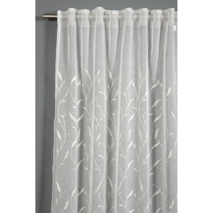 Bílá záclona Dolly-Voile 245x140 cm