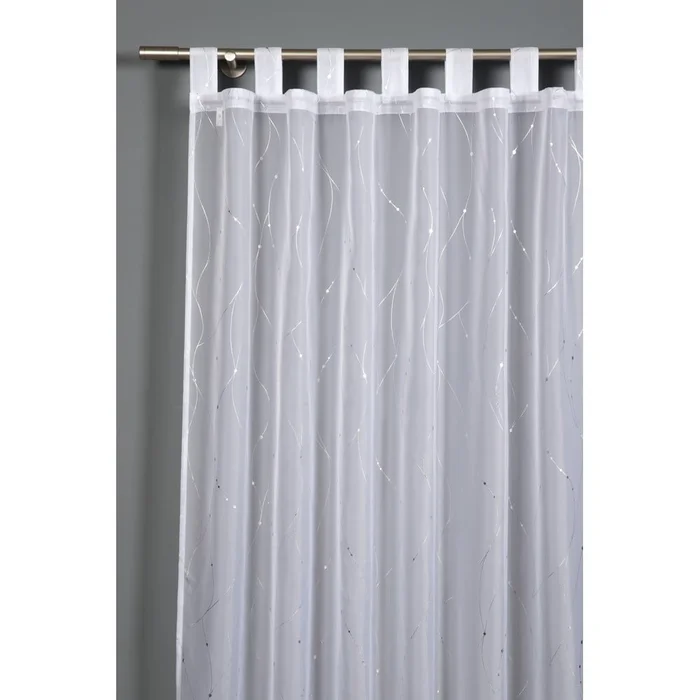 Bílá záclona Voile 245x140 cm