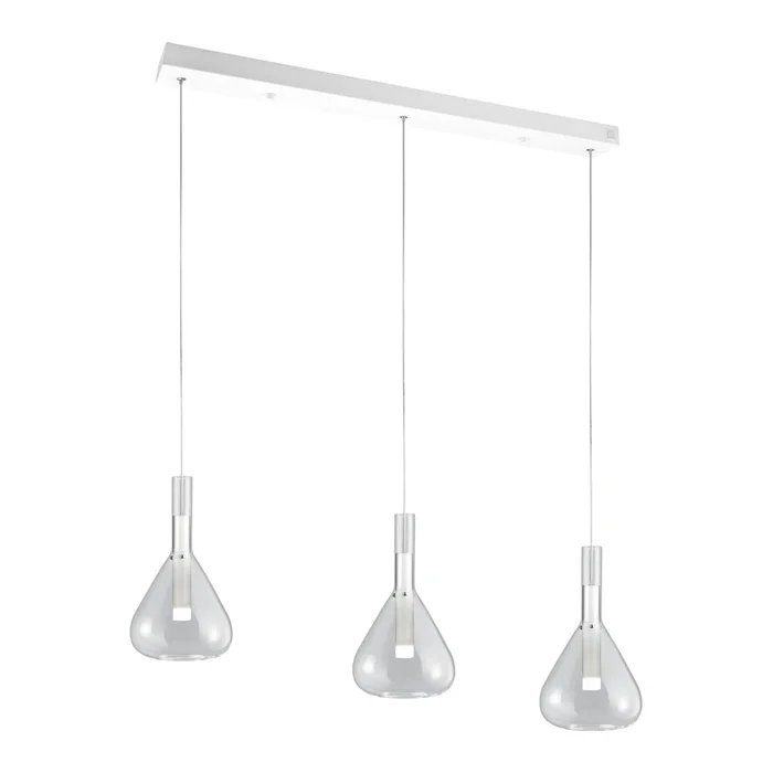 Bílé LED závěsné svítidlo Cipera CINQUE