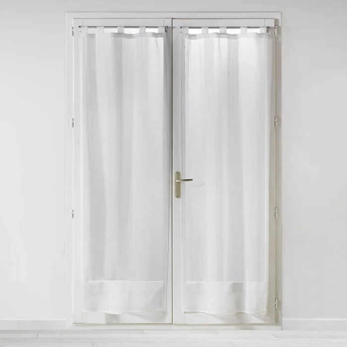 Bílé voálové záclony 2 ks 70x200 cm Salina