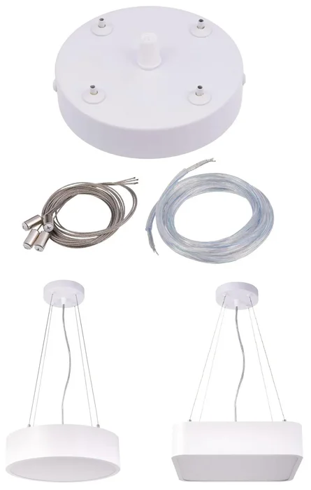 Bílé závěsné lanka pro svítidla RENDO – T-LED 105475