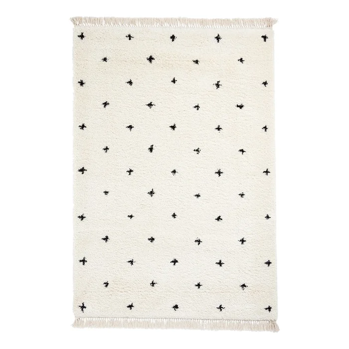 Bílo-černý koberec Think Rugs Boho Dots 120x170 cm