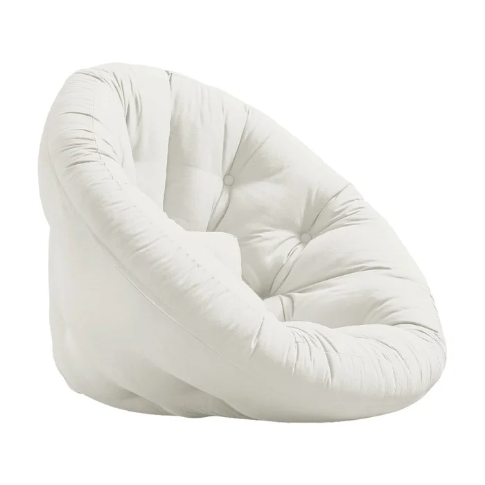 Bílobéžové křeslo Nido od Karup Design