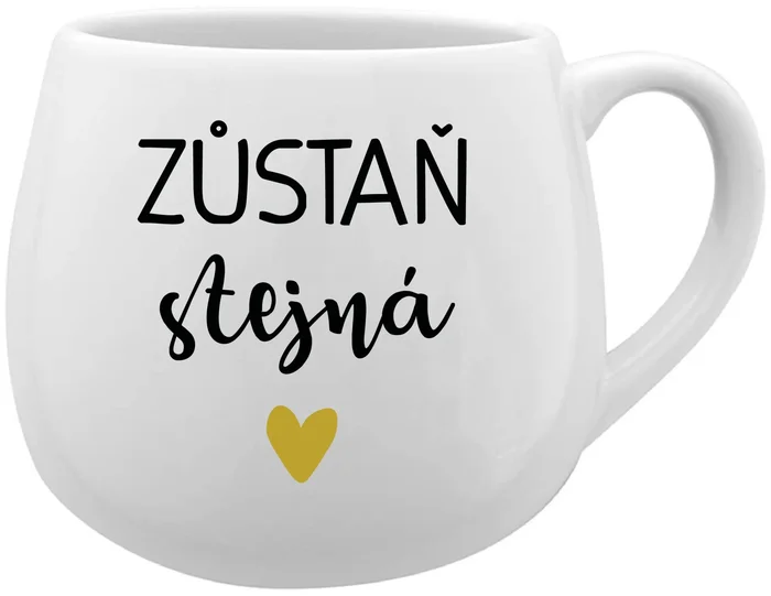Bílý keramický hrníček 300 ml