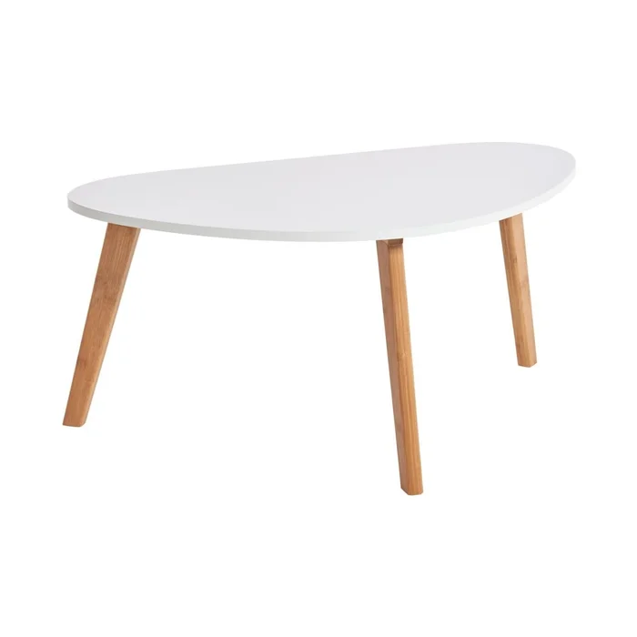 Bílý konferenční stolek Bonami Essentials Skandinavian, 84,5 cm
