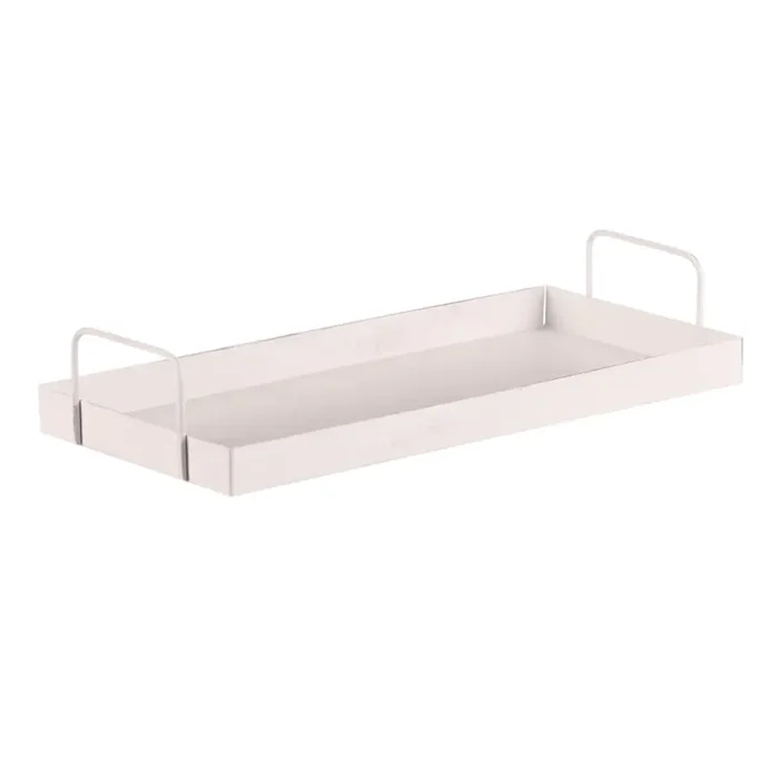 Bílý kovový tác UM1035 WT