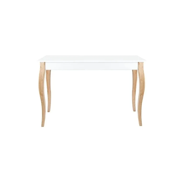 Bílý odkládací konzolový stolek Dressing Table 105x74 cm