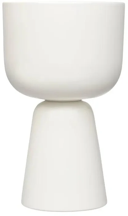 Bílý porcelánový květináč Nappula M