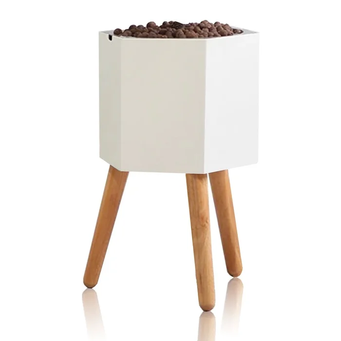 Bílý samozavlažovací květináč Tomasucci Calla Ø22,8 cm